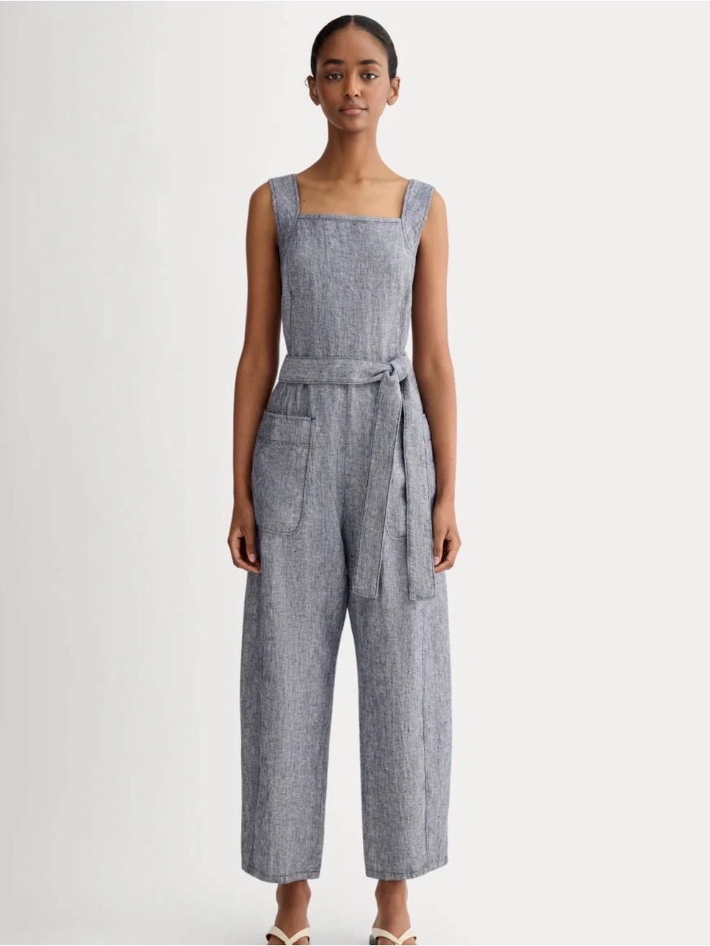 Everlane The Utility Coverall in Linen
